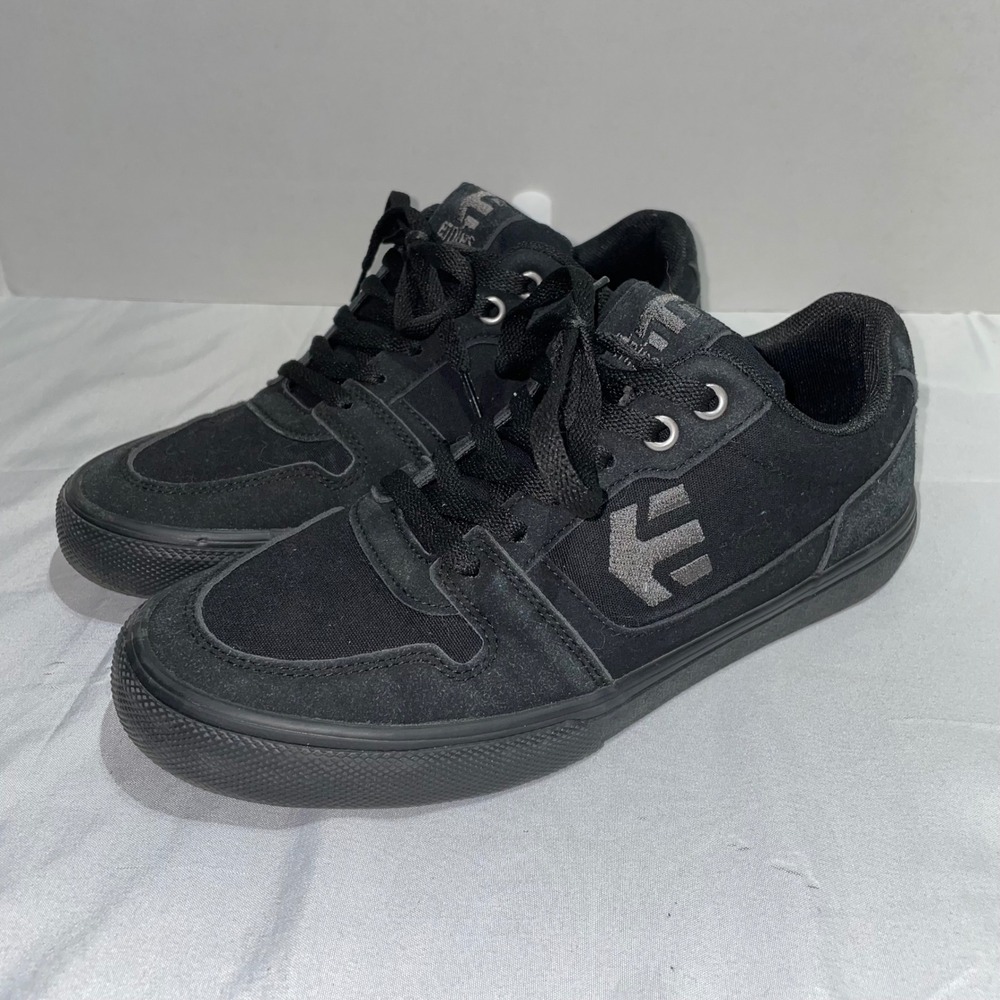 Etnies Rebel Mens Black Skate Shoes Low Top Sneakers ETF22MVL040G-1 Size 7.5